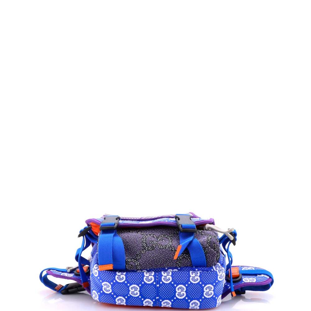 Gucci Buckle Flap Chest Strap Backpack #219326G10B - Picture 4 of 6